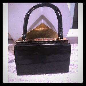 True 1950’s vintage, patent leather, pinup purse!